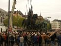 Reiterdenkmal kehrt zurueck auf dem Heumarkt P50